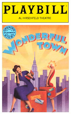 Wonderful Town Limited Edition Official Opening Night Playbill 